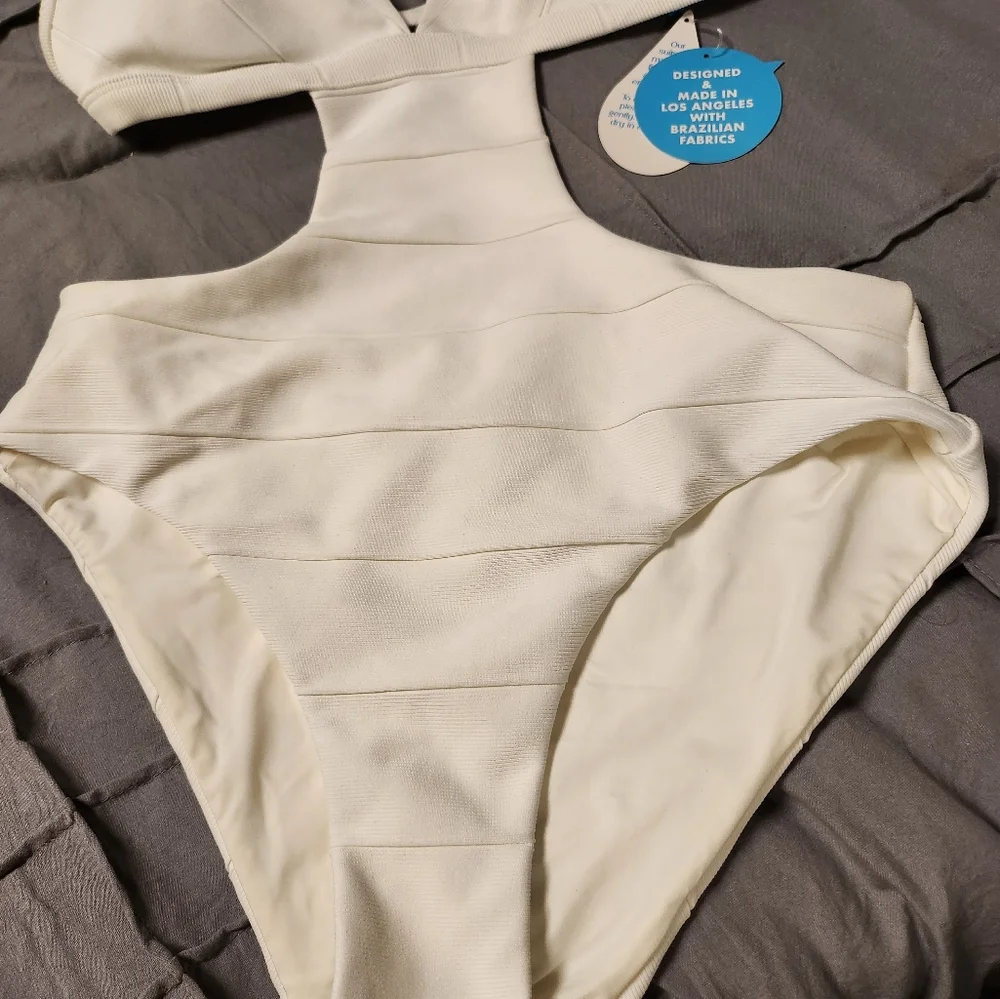 Wet Swimwear Felicity White Cutout One-Piece Swimsuit - Picture 4 of 13